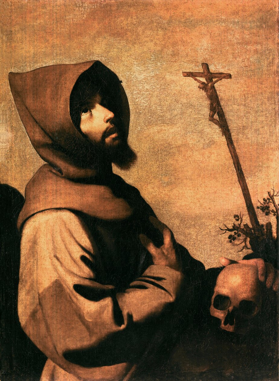 Sint Franciscus in extase, ca. 1659 door Francisco de Zurbaran