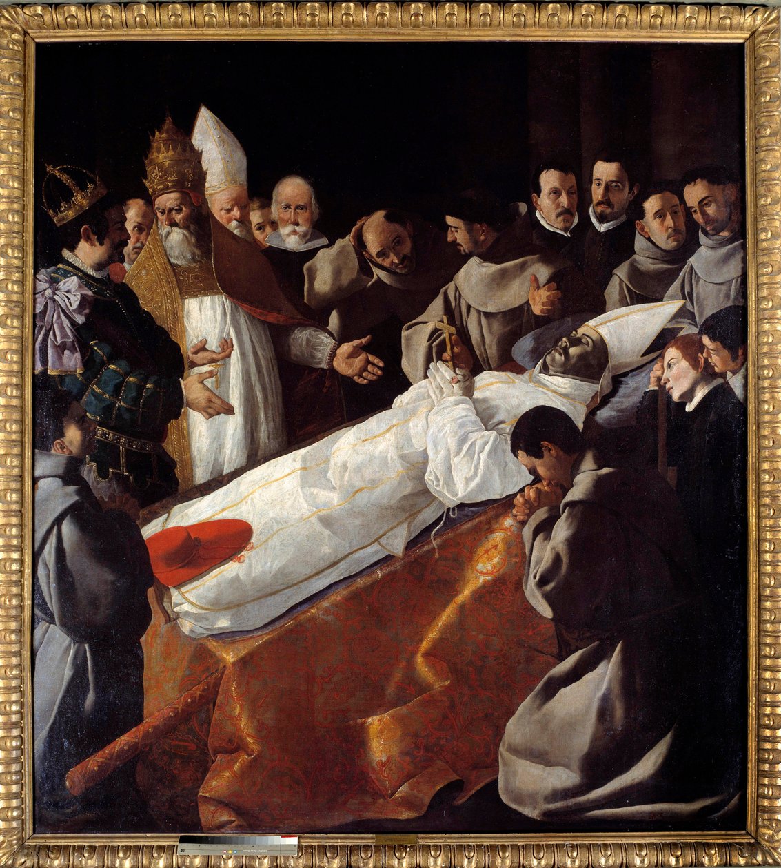 De tentoonstelling van het lichaam van Sint Bonaventura (1221-1274) door Francisco de Zurbaran