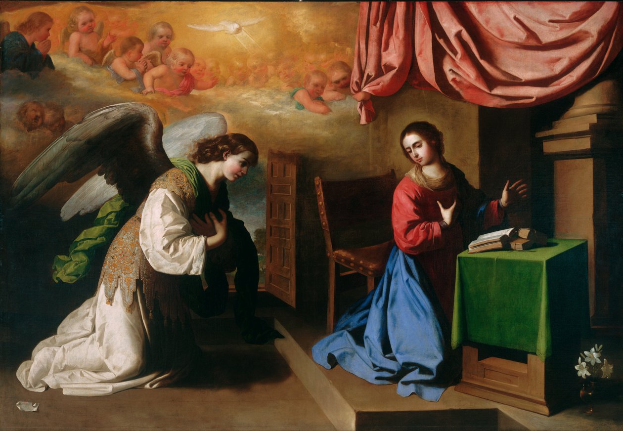 Annunciatie door Francisco de Zurbaran