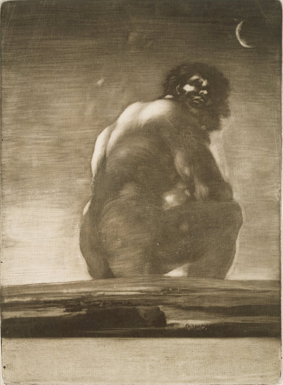 Zittende Reus door Francisco de Goya