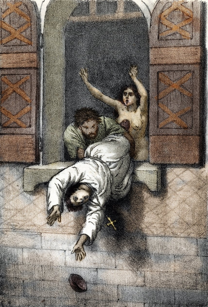 Middeleeuwen: de dood van paus Johannes XII door Franco Mistrali
