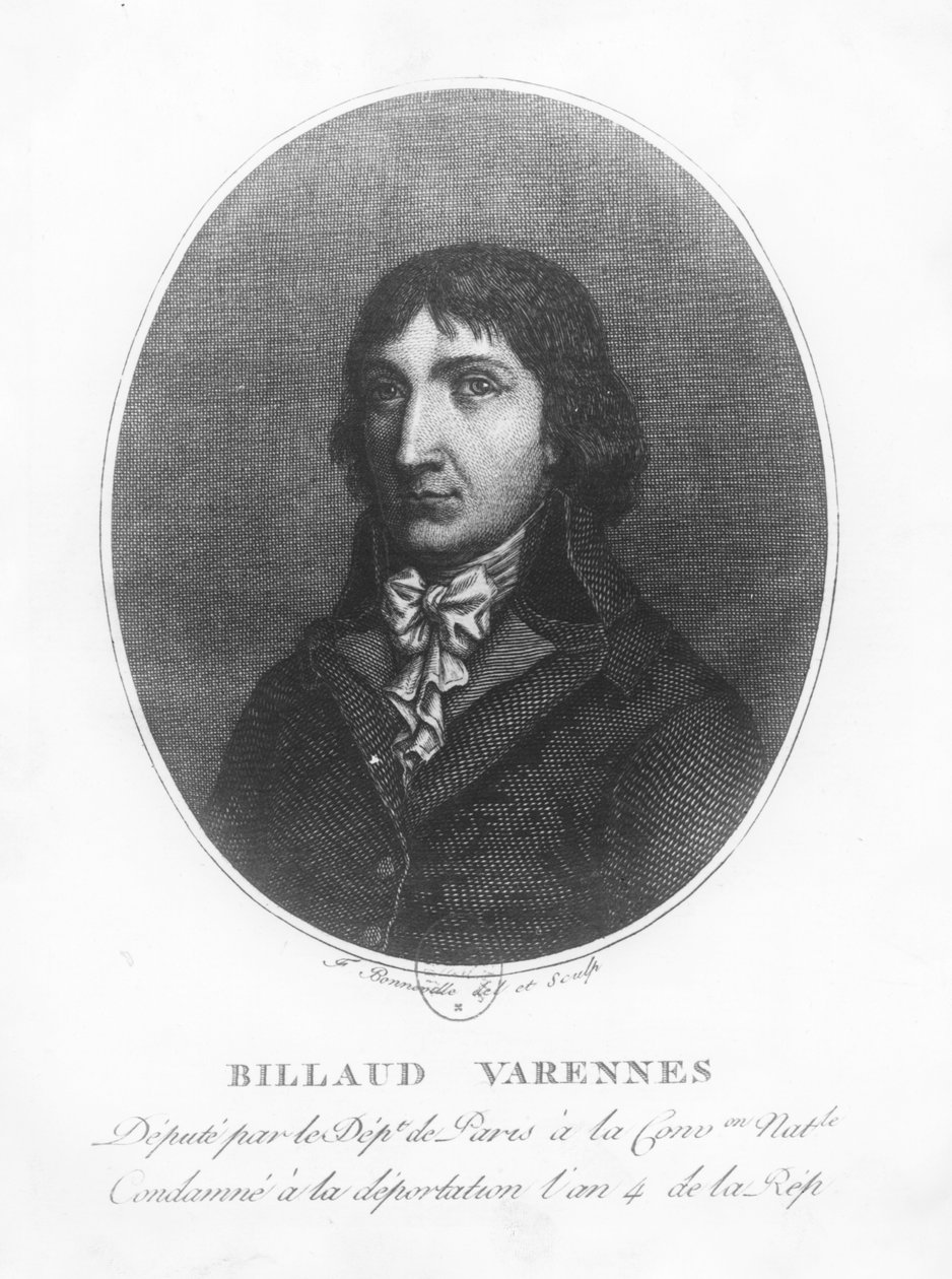 Jacques Nicolas Billaud-Varenne door Francois Bonneville