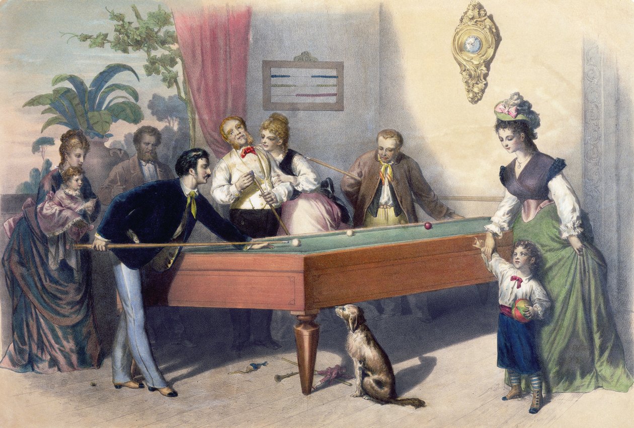 Een Familie Zondag, ca. 1860-70 door Francois Constant Mes
