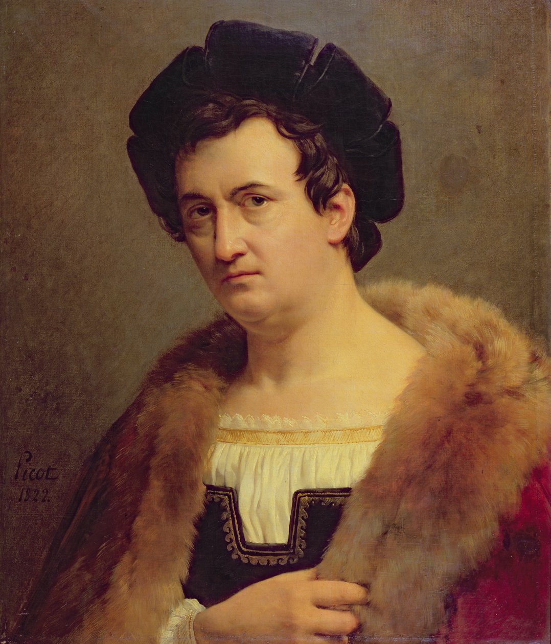 Portret van Francois Joseph Talma, 1822 door Francois Edouard Picot
