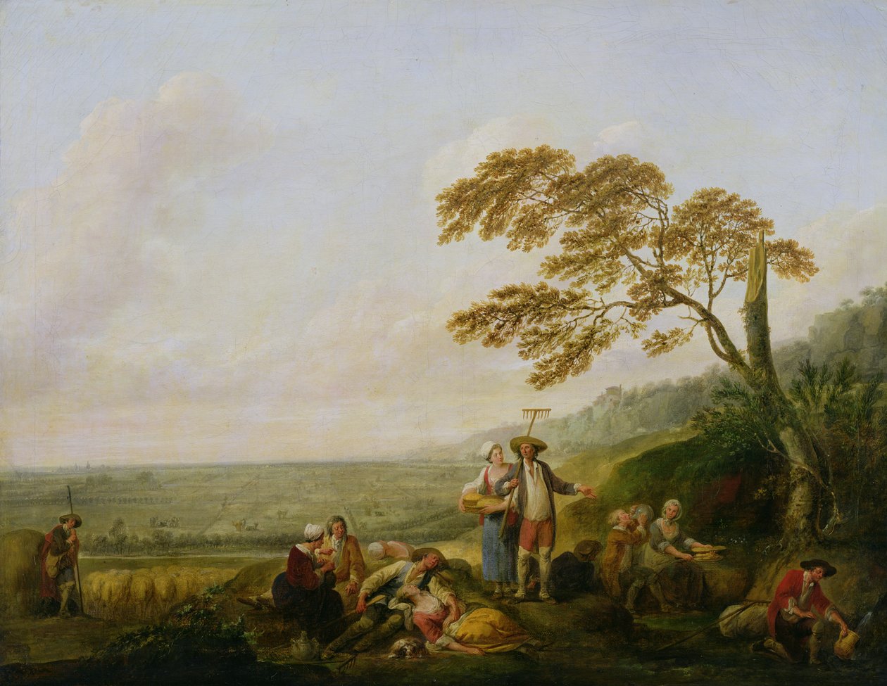 Middag, uit een serie over de vier uren van de dag, 1771 door Francois Louis Joseph Watteau