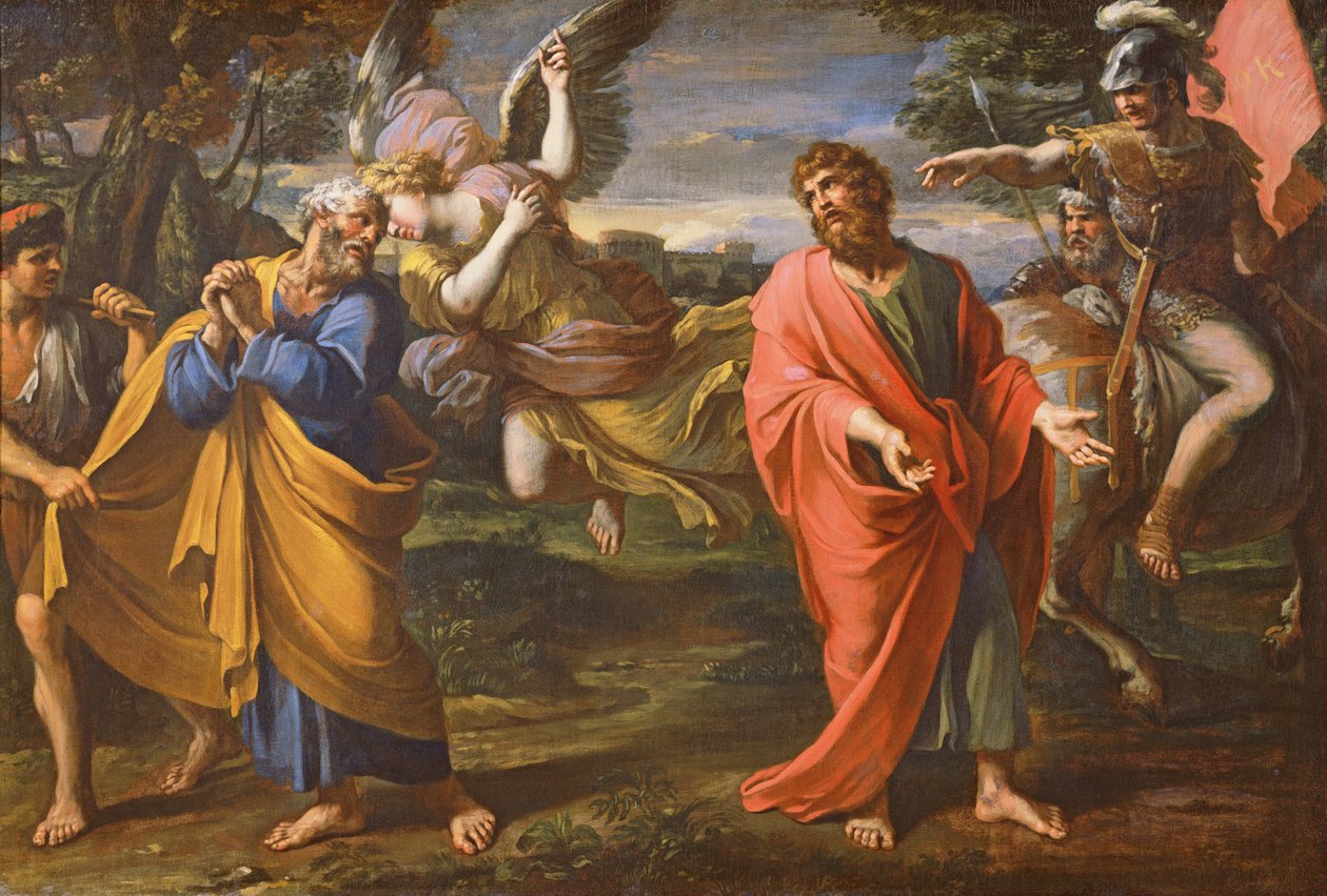 Het afscheid van St. Peter en St. Paul, ca. 1647-50 door Francois Perrier