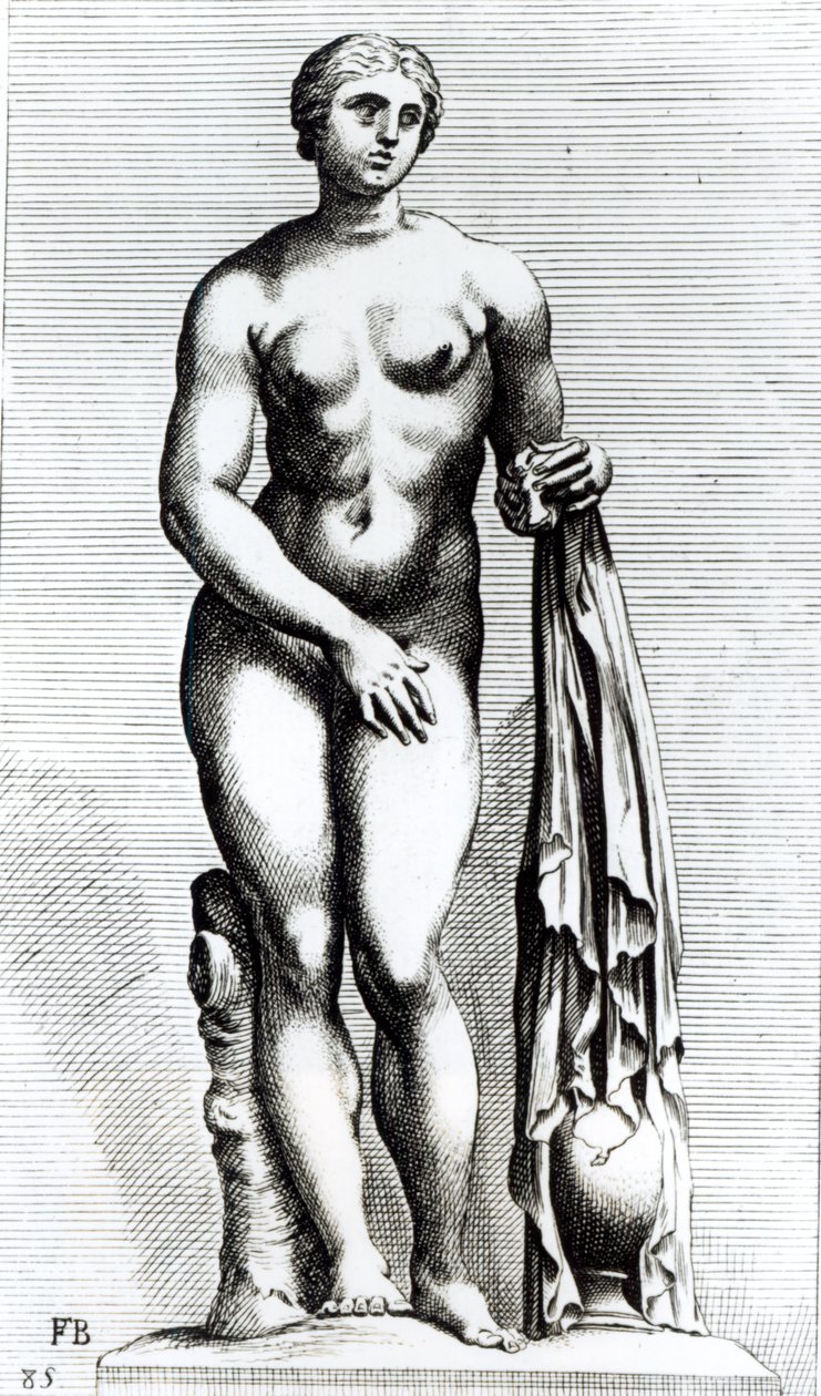 Venus komt uit het bad, ca. 1653 door Francois Perrier