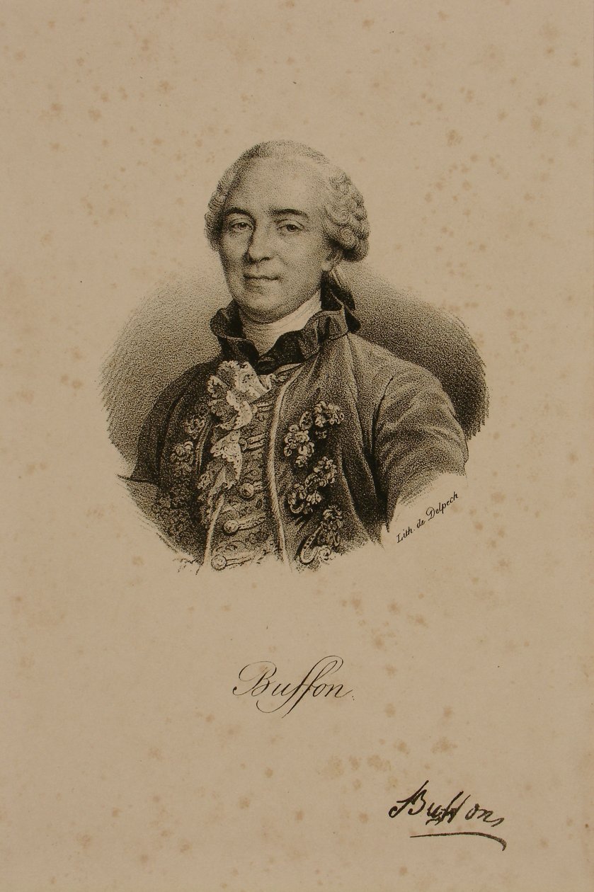 Georges-Louis Leclerc (1707-88) Graaf van Buffon door Francois Seraphin Delpech