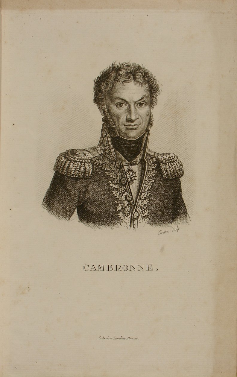 Portret van Generaal Etienne Cambronne (1770-1842) door Francois Seraphin Delpech