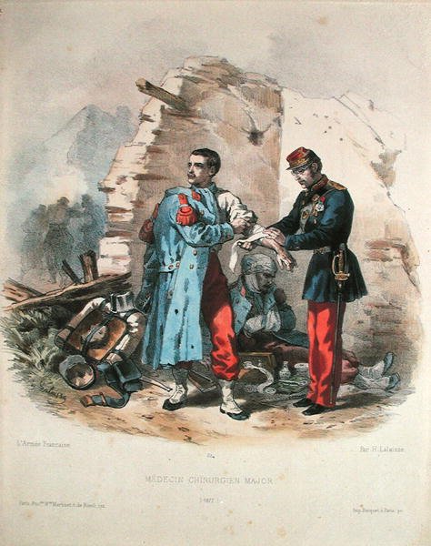 De Legerchirurg door Francois Hippolyte Lalaisse