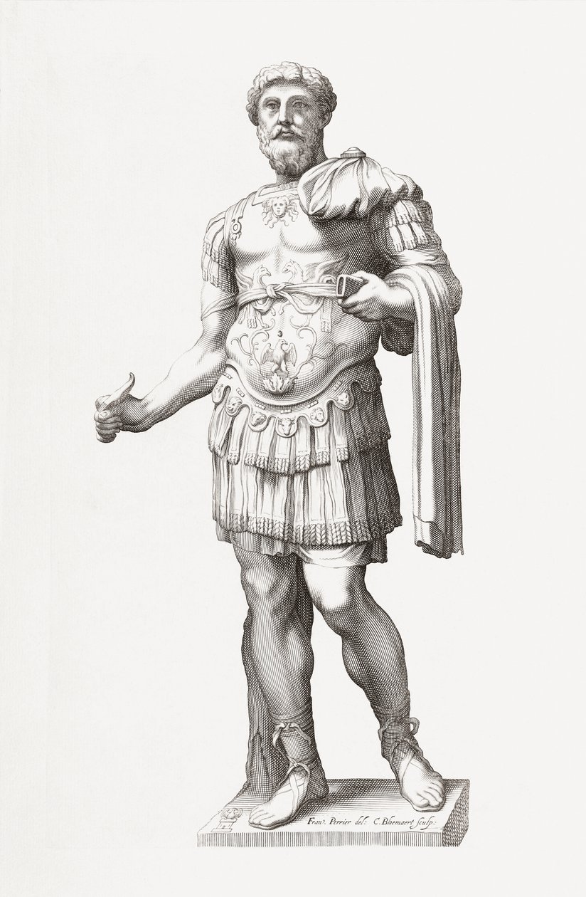 Romeinse Keizer Marcus Aurelius (portret) door Francois Perrier