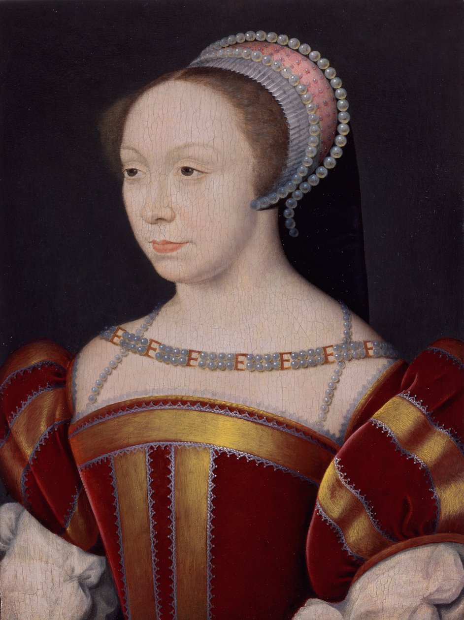 Françoise Breze (1515-1577), Hertogin van Bouillon door Francois (attr. to) Clouet