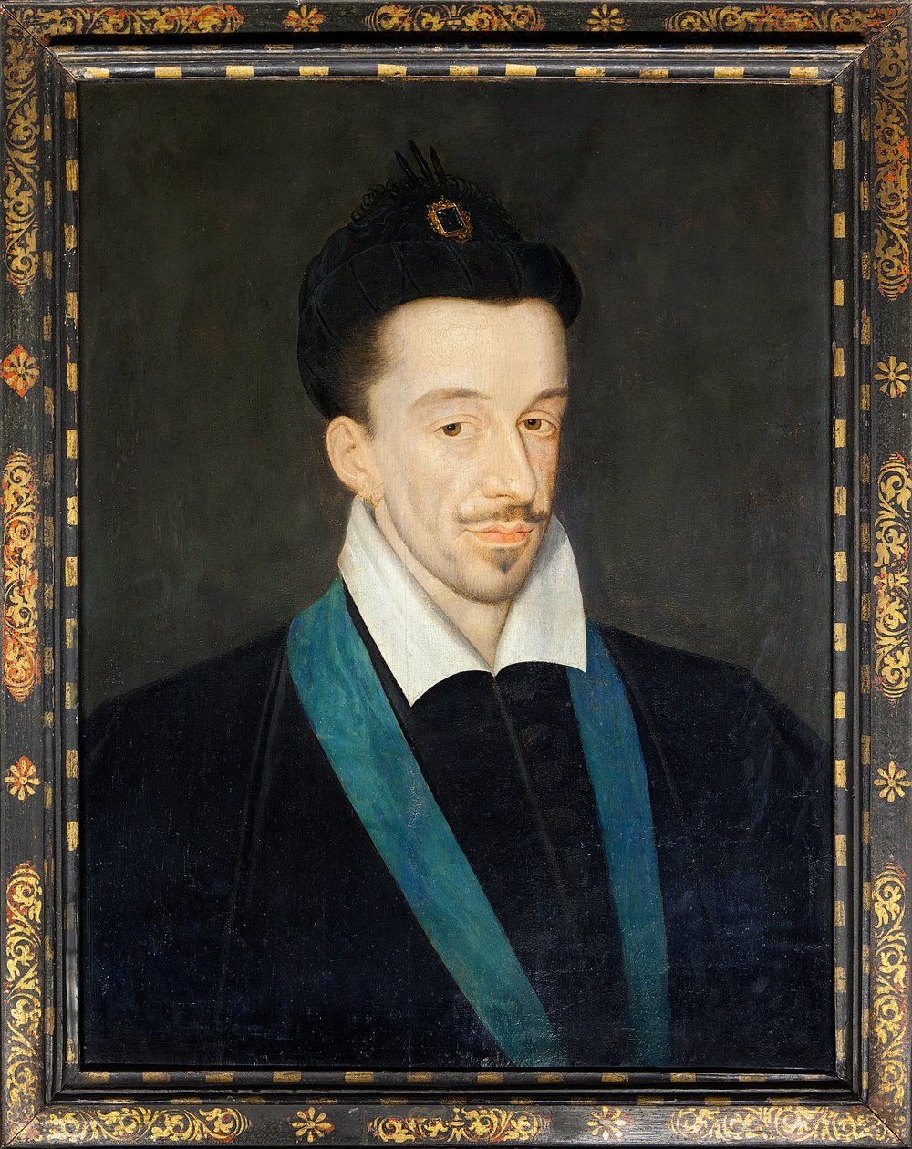 Portret van de Franse koning Hendrik III (1551-1589), ca.1582-86 door Francois (attr.to) Quesnel
