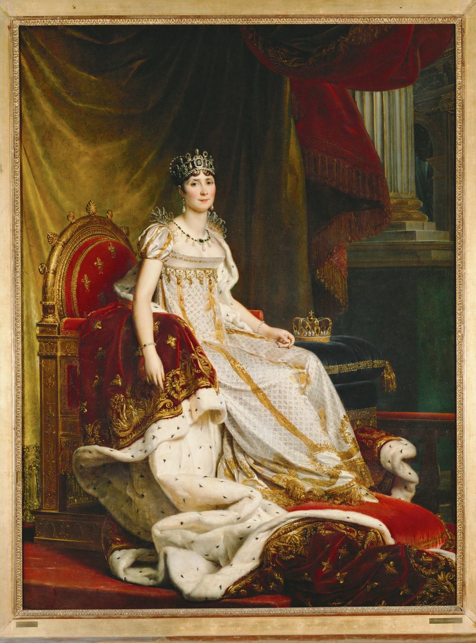 Josephine Beauharnais, keizerin, eerste vrouw van keizer Napoleon I ... door Francois (school of) Gerard