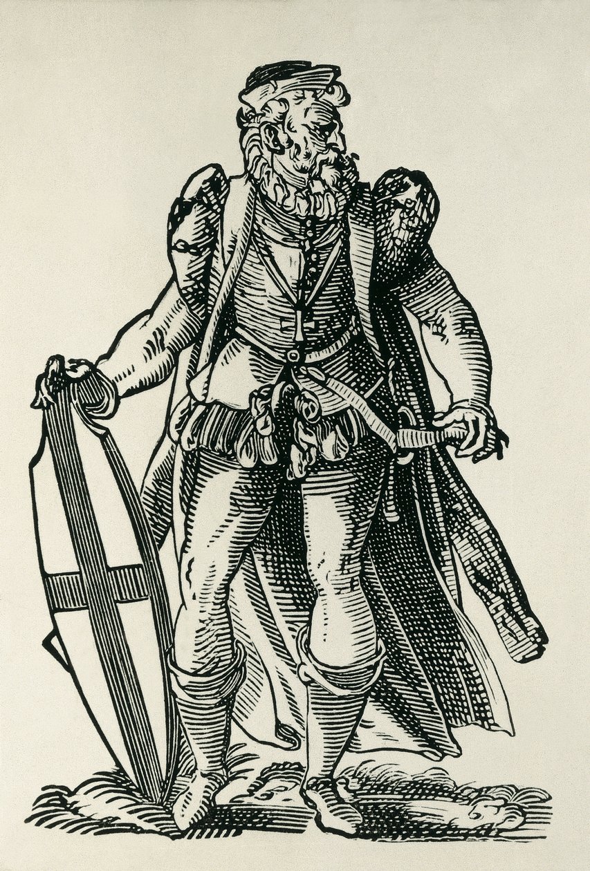 Ridder van de Teutoonse Orde. Illustratie op 
