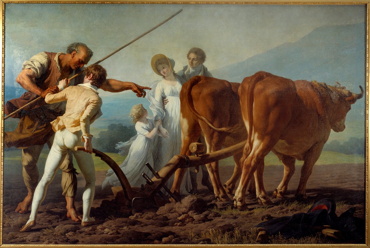 La lecon de tillage door François André Vincent
