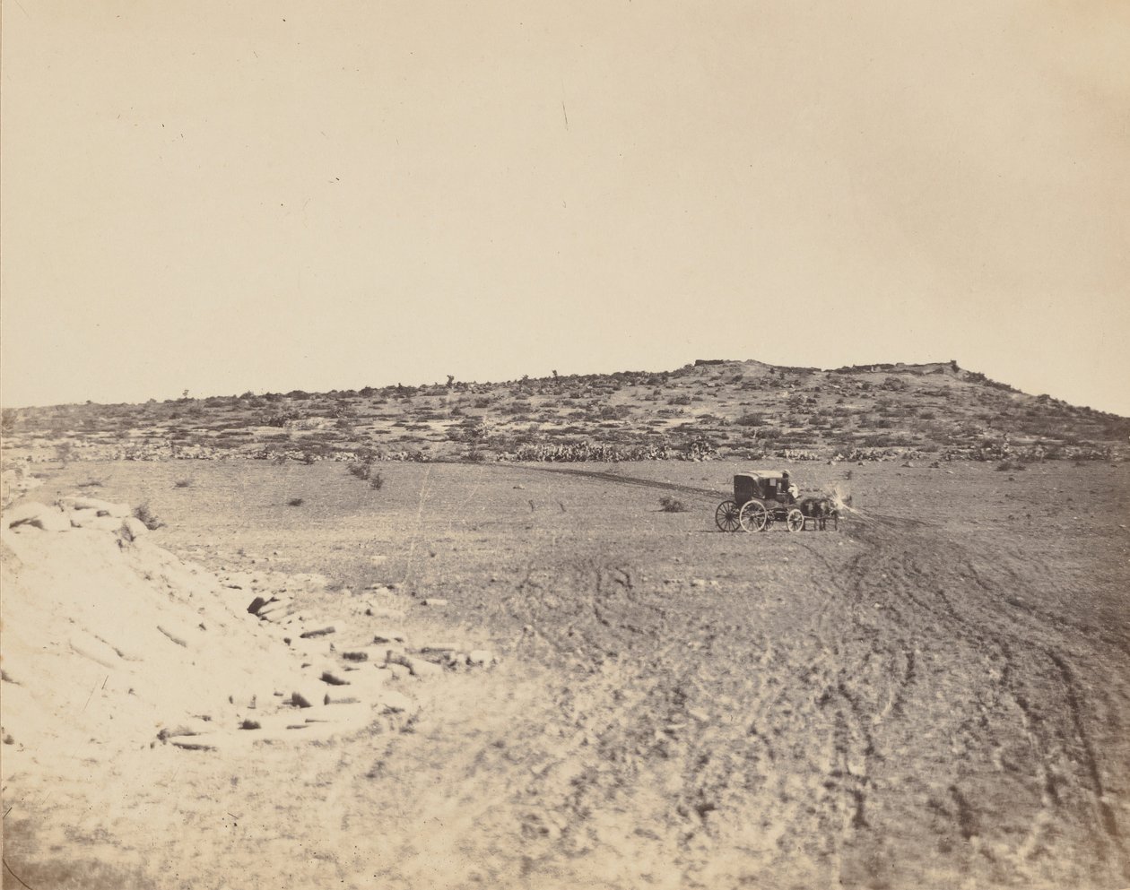 [Plaats van Executie van Keizer Maximiliaan], 1867 door Francois Aubert