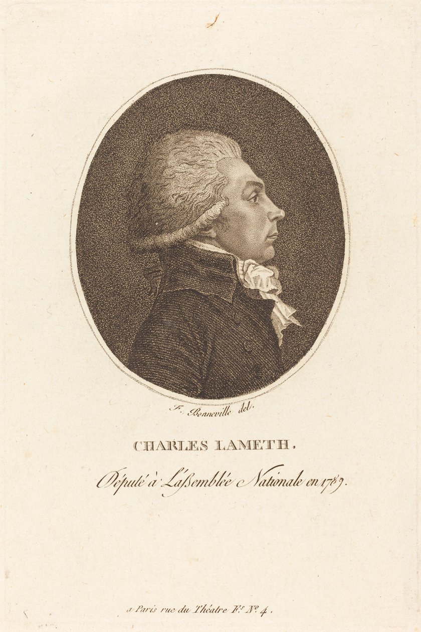 Charles Lameth door Francois Bonneville