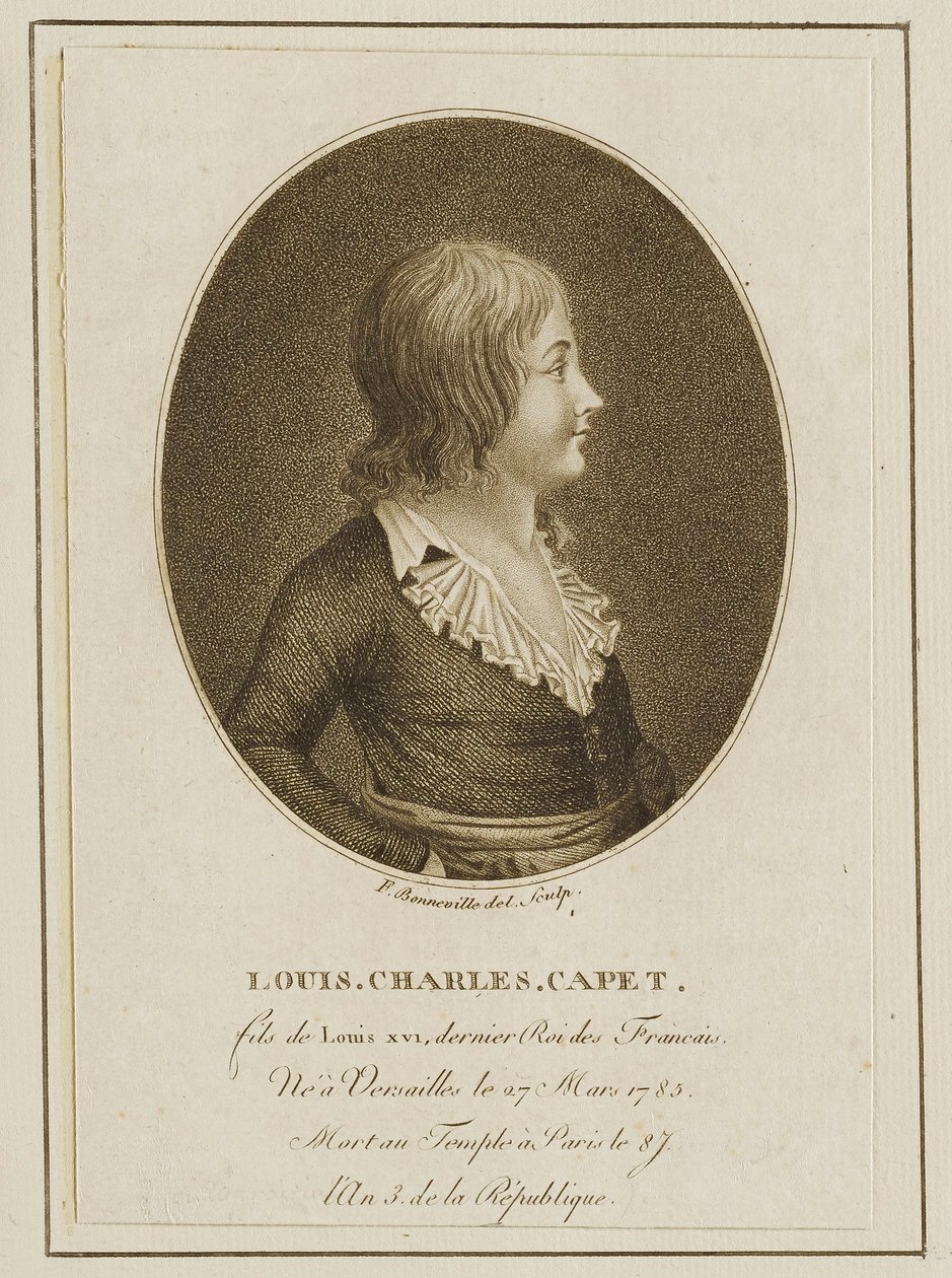 Louis Charles Capet door Francois Bonneville