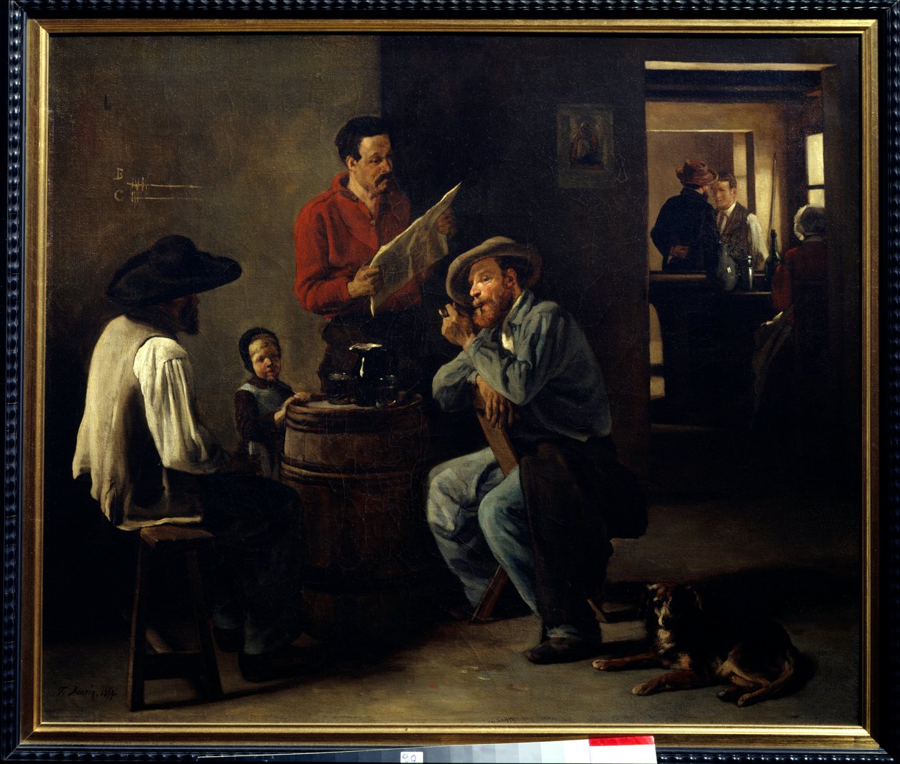 Interieur van een cabaret door François Bonvin
