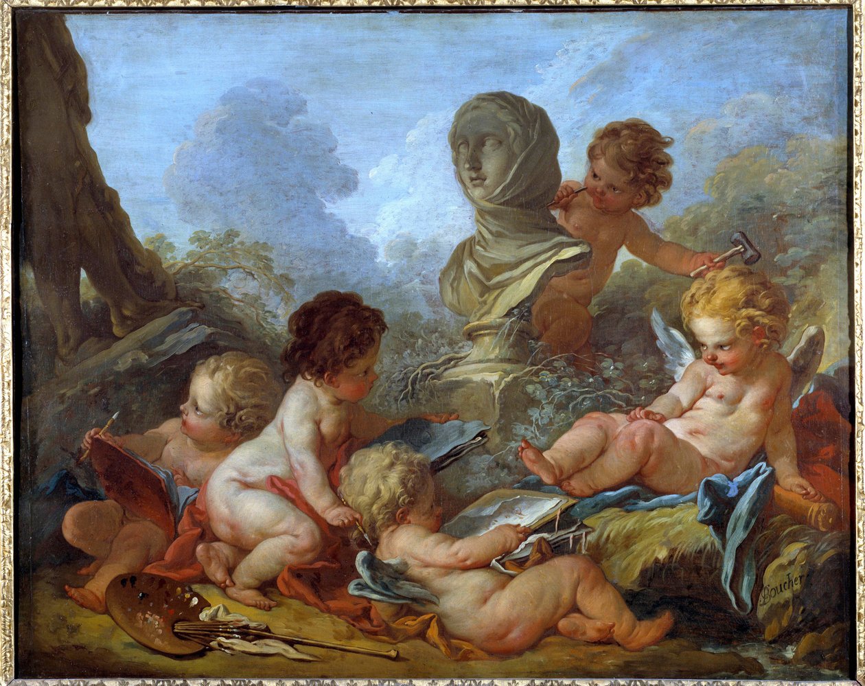 Allegorie van de Kunsten door François Boucher