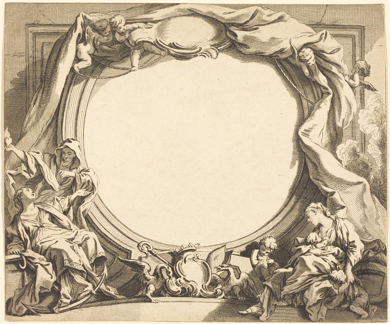 Geloof en naastenliefde door François Boucher