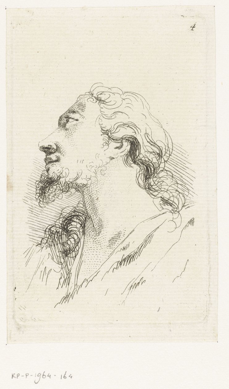 Hoofd van Christus door François Boucher