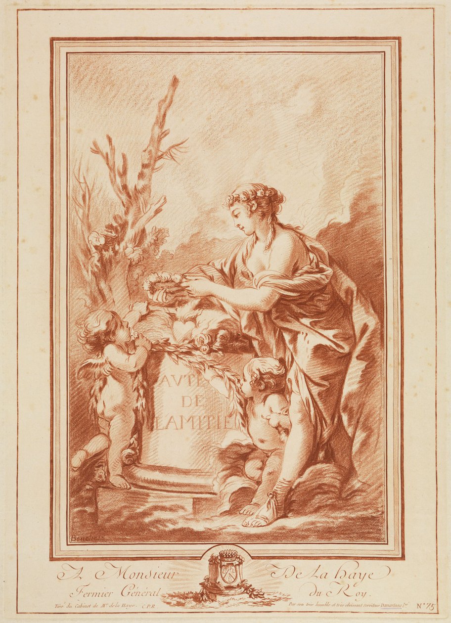 Het Altaar van de Vriendschap door François Boucher