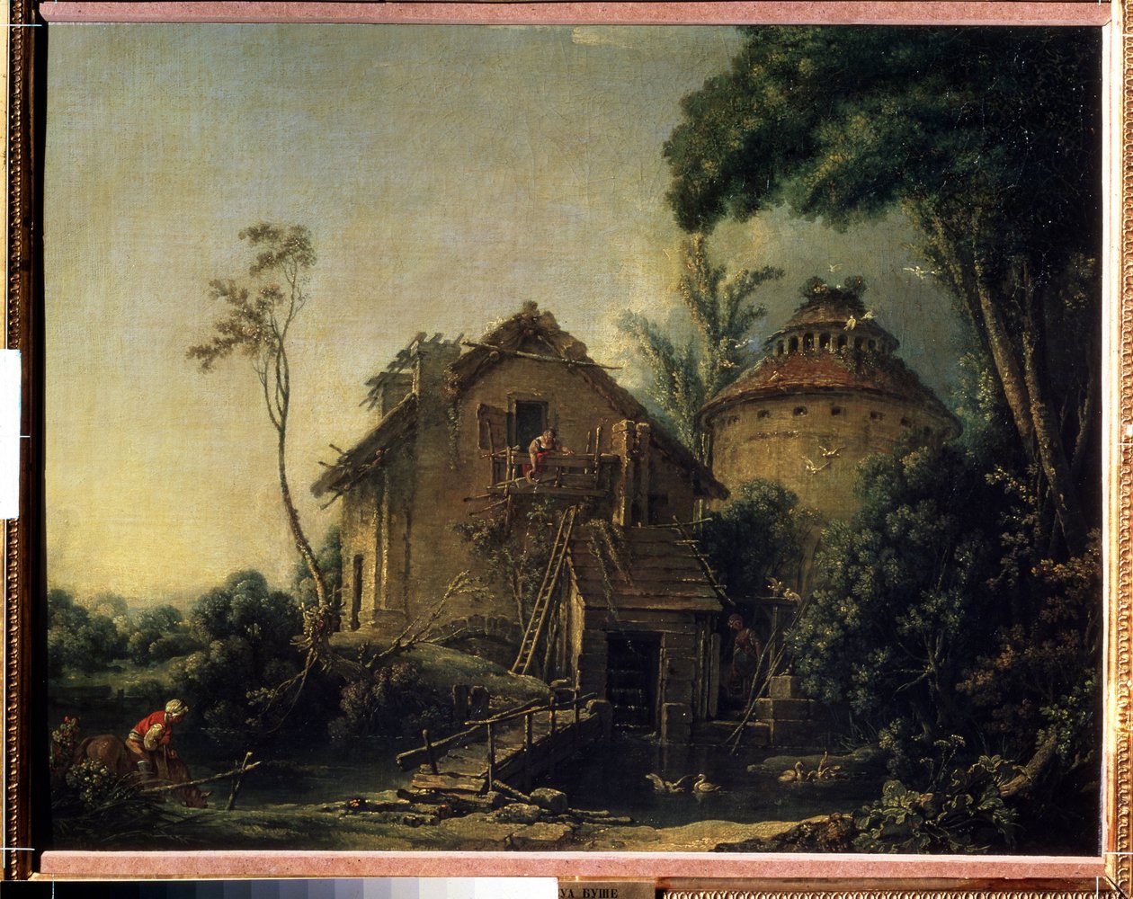 De windmolen door François Boucher