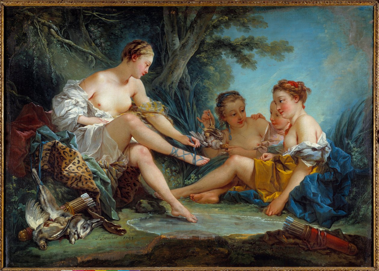 De terugkeer van de jacht van Diana door François Boucher