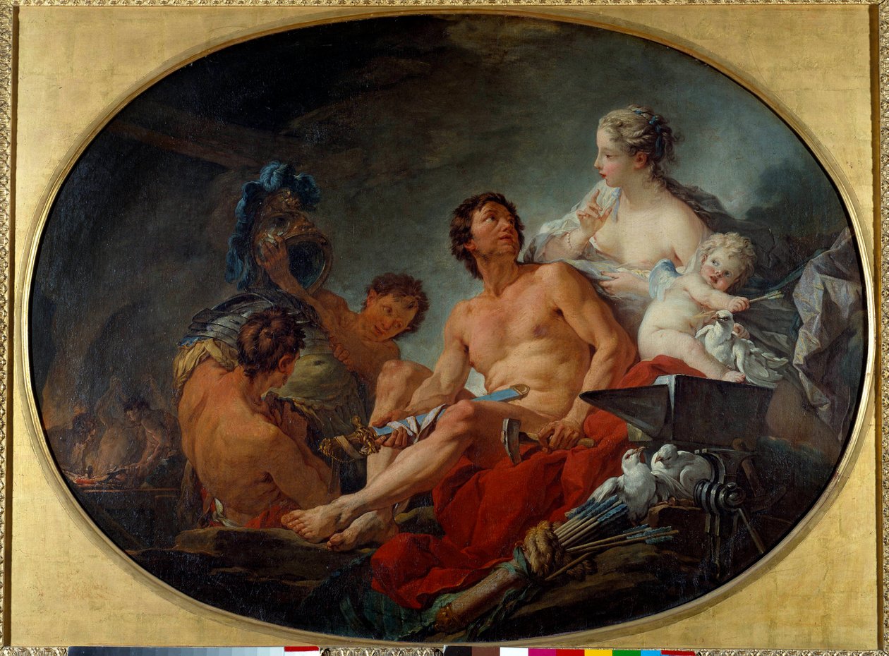 Les forges de Vulcain door François Boucher