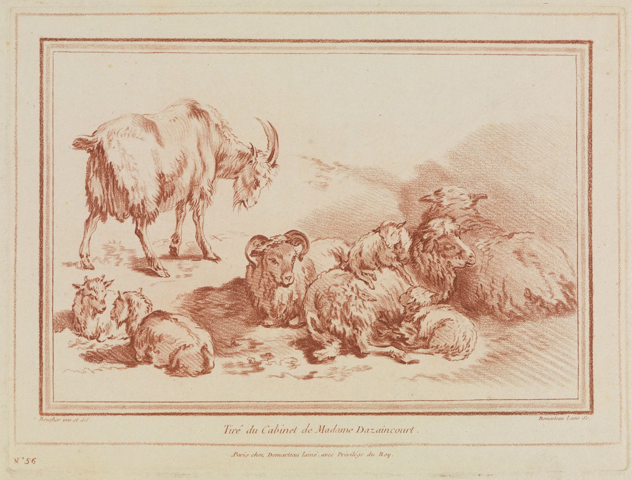 schapenkudde door François Boucher