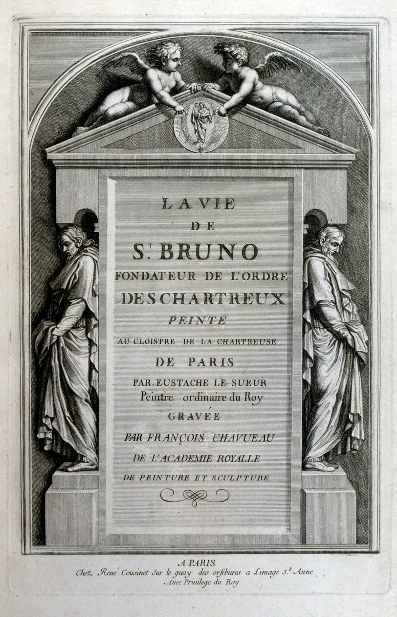 Gravure door Francois Chauveau 1680 