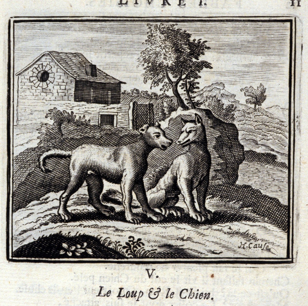 De Wolf en de Hond door Francois Chauveau