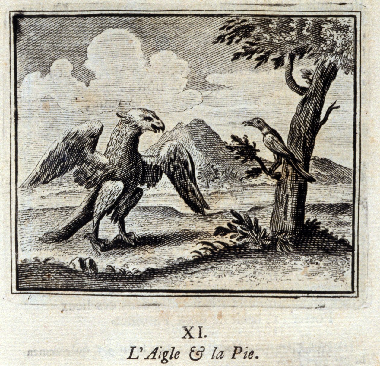 De Adelaar en de Vrome door Francois Chauveau