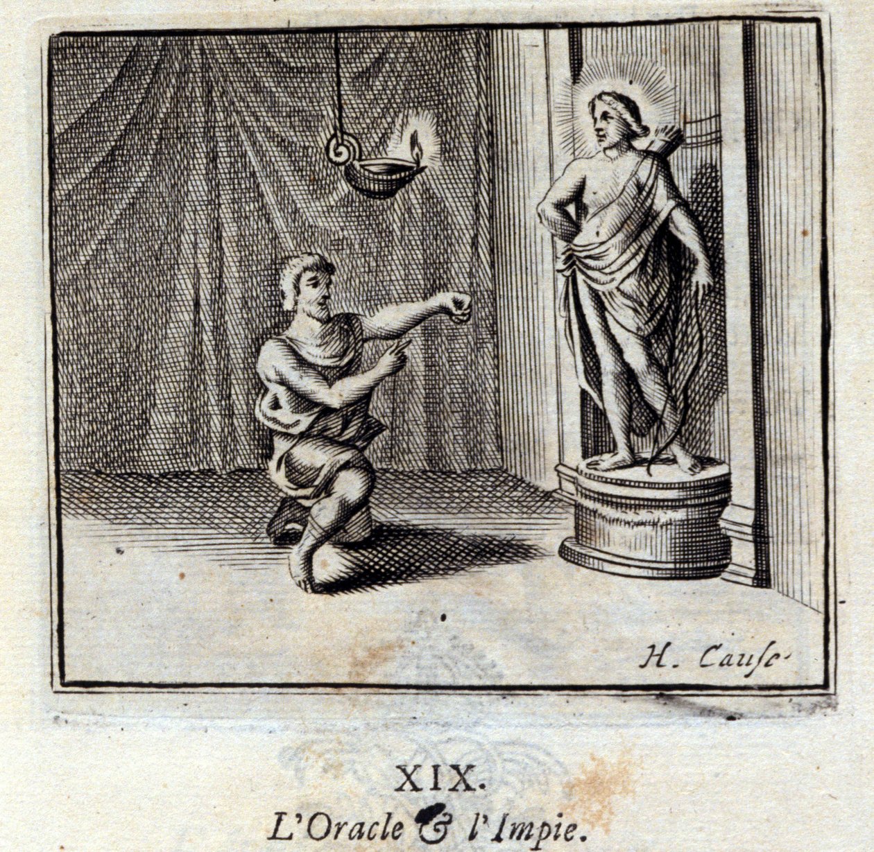 Het Orakel en de Goddeloze door Francois Chauveau