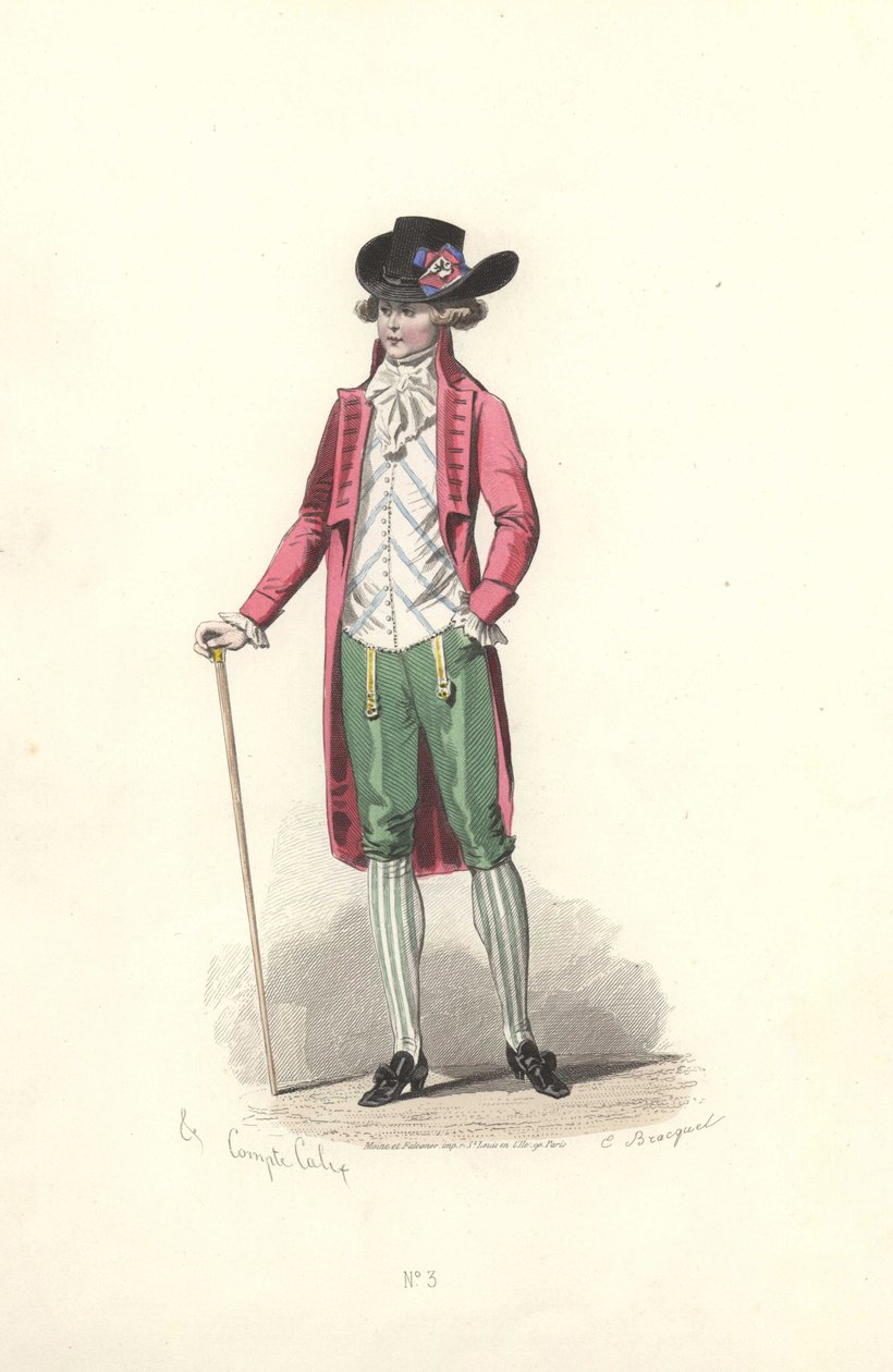 Dandy, tijdperk van Marie Antoinette door Francois Claudius Compte Calix