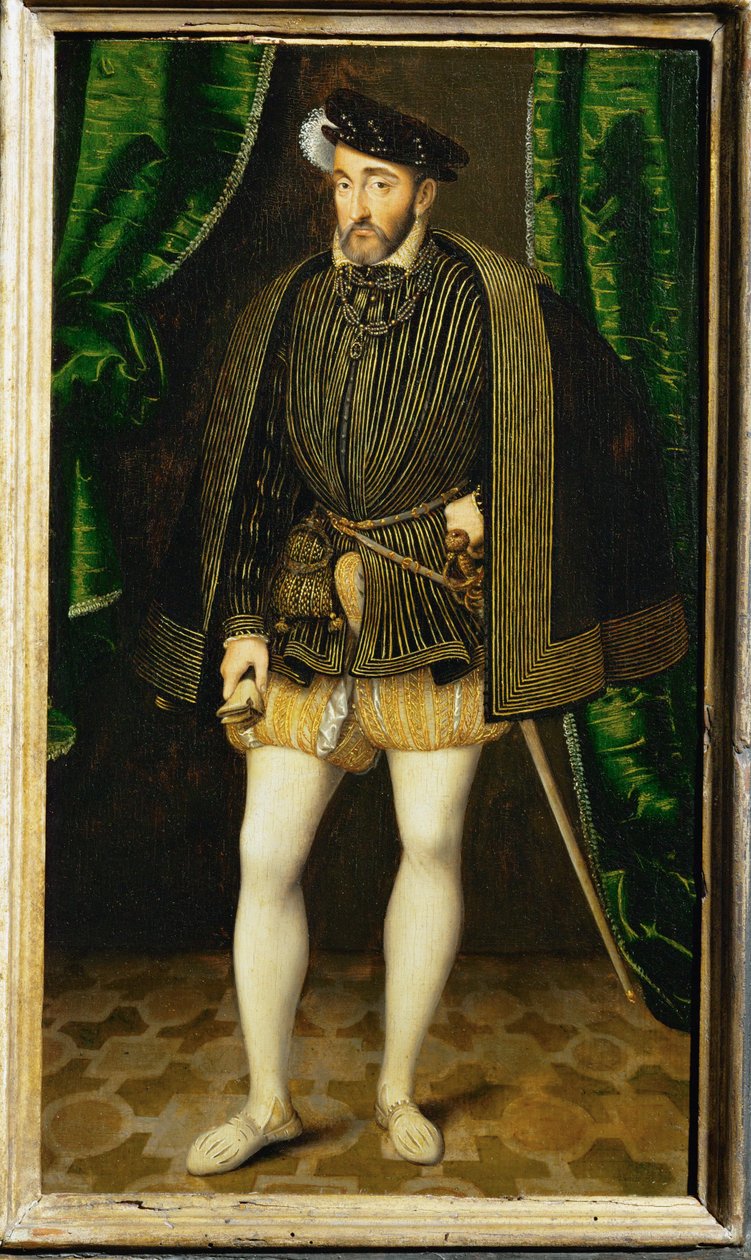 Henri II, koning van Frankrijk ... door François Clouet