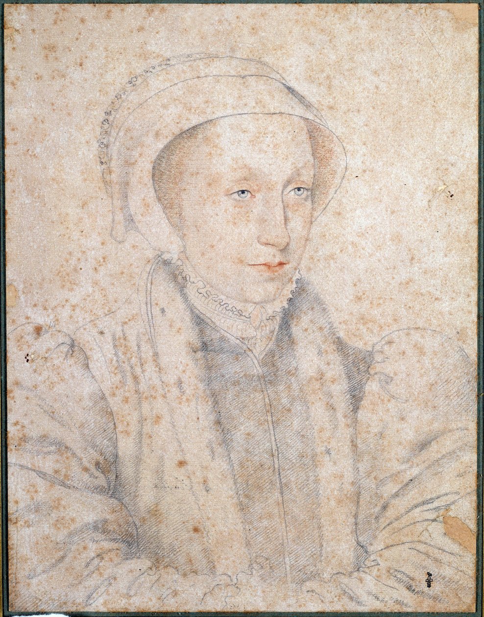 Portret van Marie Stuart Agee (1542-1587), Koningin van Frankrijk en Schotland door François Clouet
