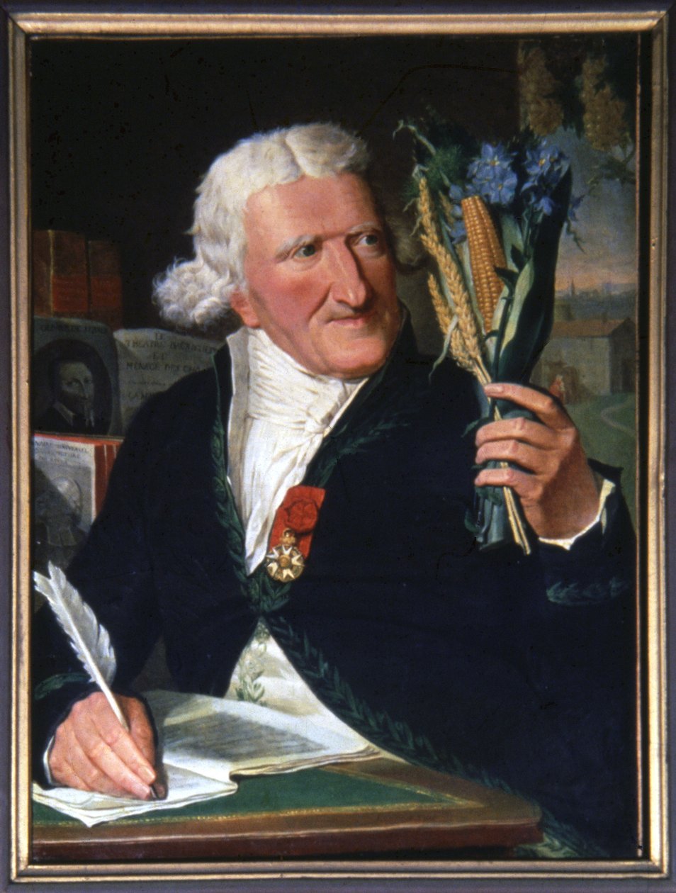 Parmentier met de knol en de aardappelbloem door Francois Dumont