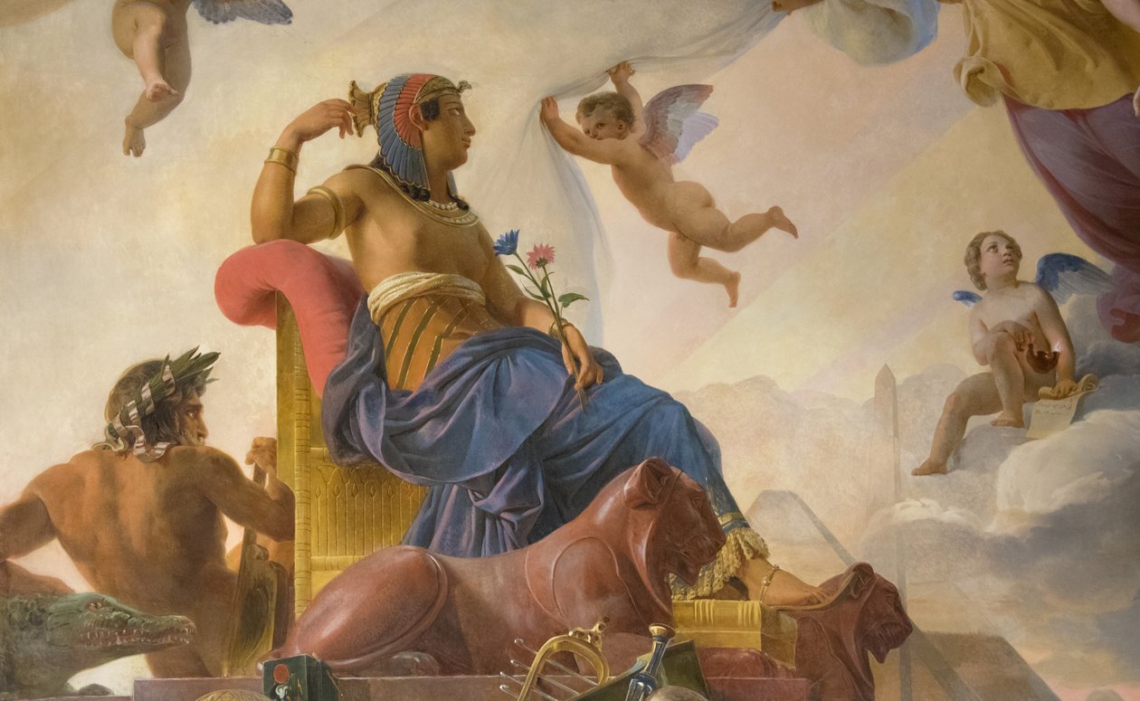 De Studie en Genia Wijden het Oude Egypte aan Griekenland door Francois Edouard Picot