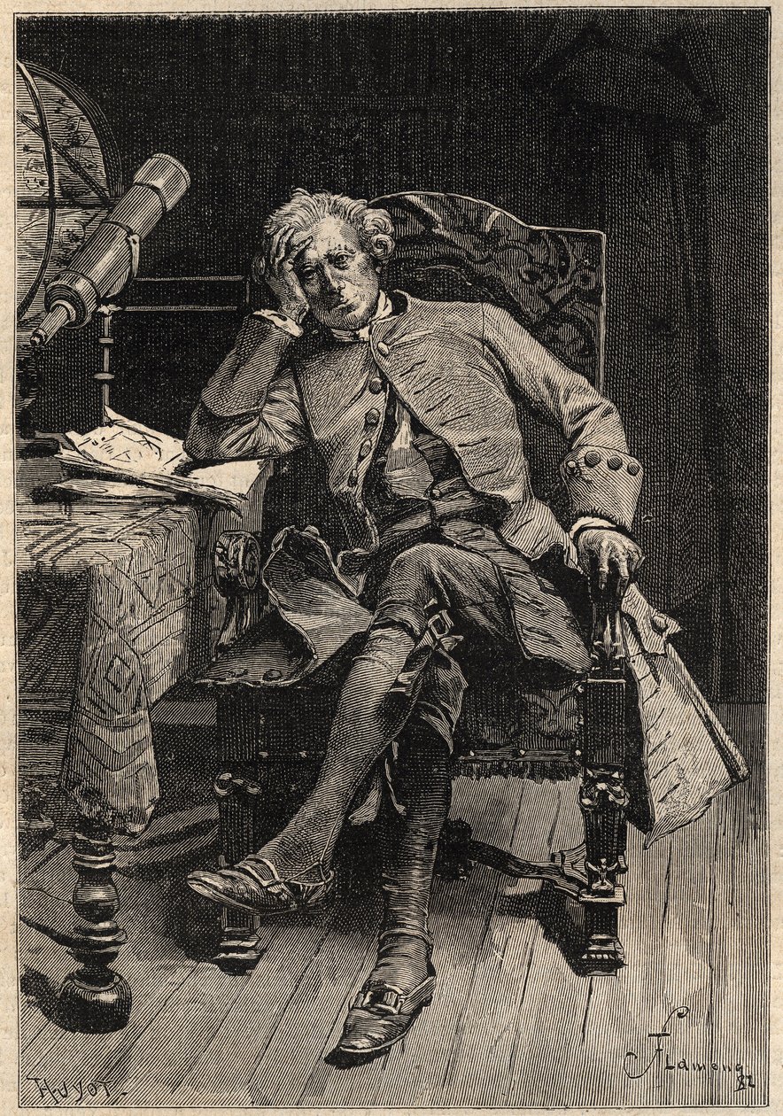 Guy Mannering - 19e eeuw illustratie voor de roman 