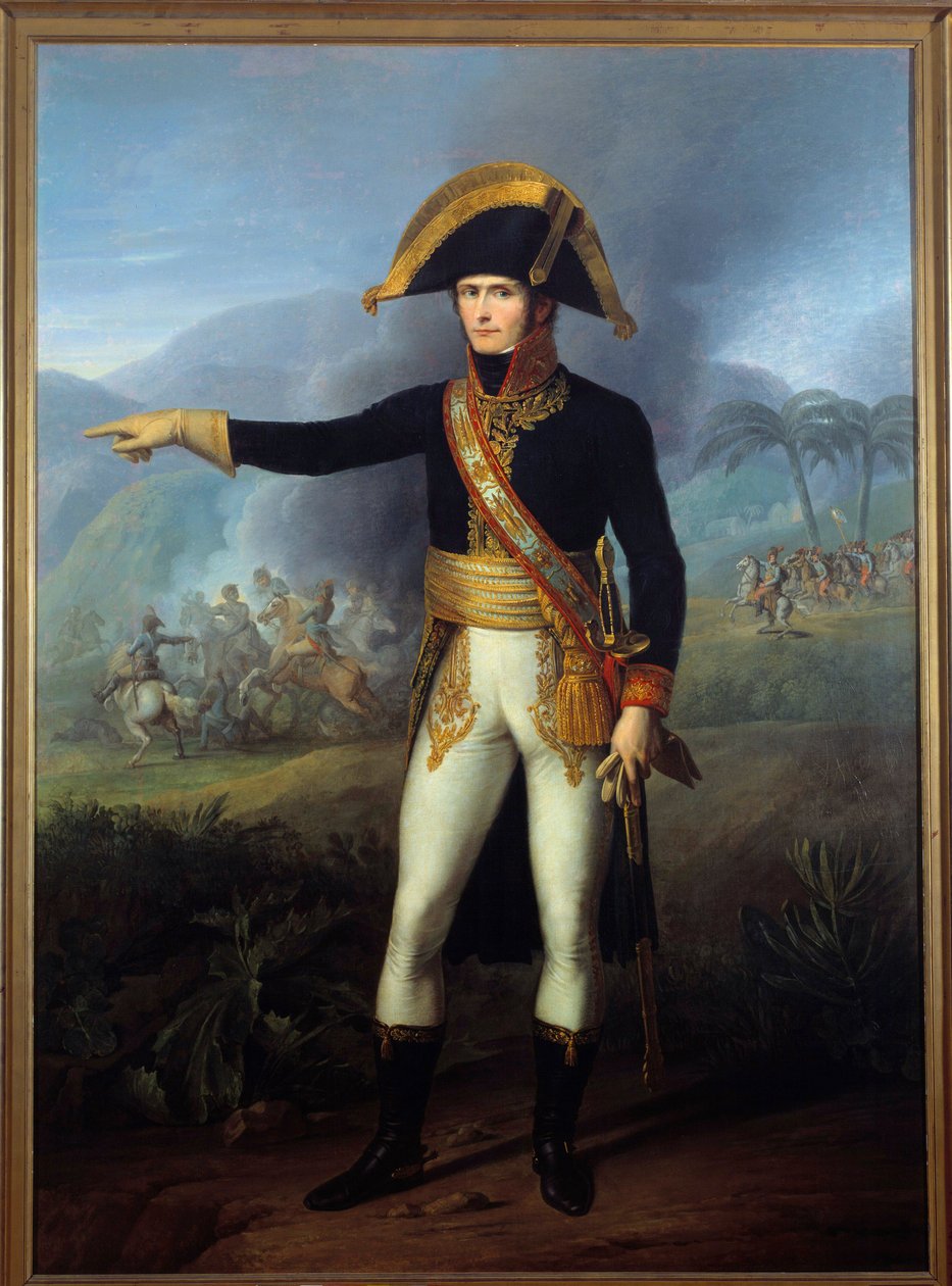 Portret van generaal Charles Leclerc door Francois Josephe Kinson
