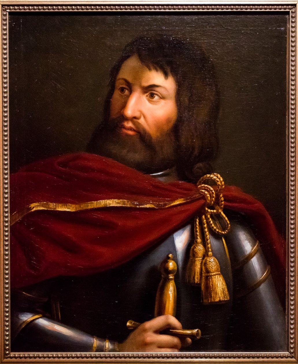 Simon de Montfort door Francois Louis Dejuinne