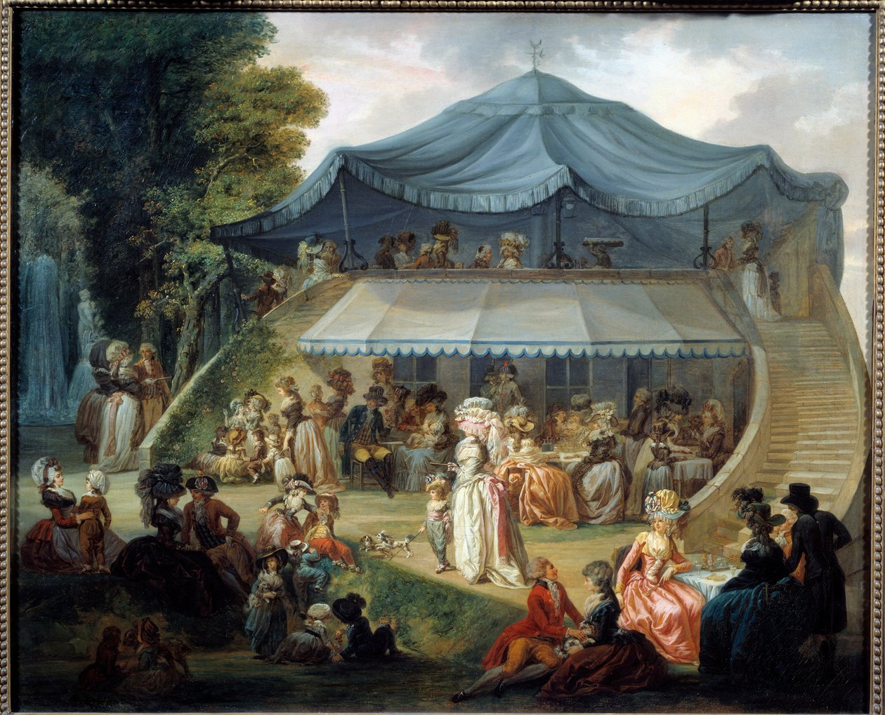Feest in het Colisee door Francois Louis Joseph Watteau