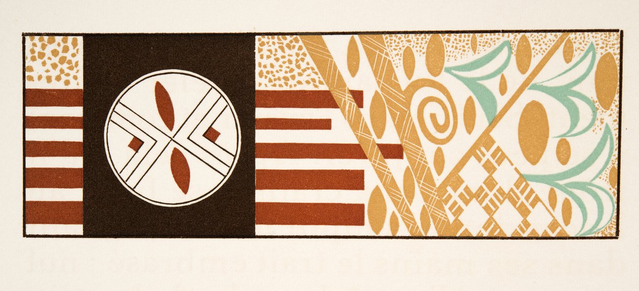 Grafische illustratie uit Prométhée Enchaîné door Aeschylus, pub. 1941 (pochoir print) door Francois Louis Schmied