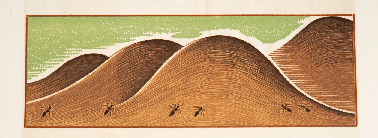 Grafische illustratie uit Prométhée Enchaîné van Aeschylus, uitgegeven 1941 door Francois Louis Schmied