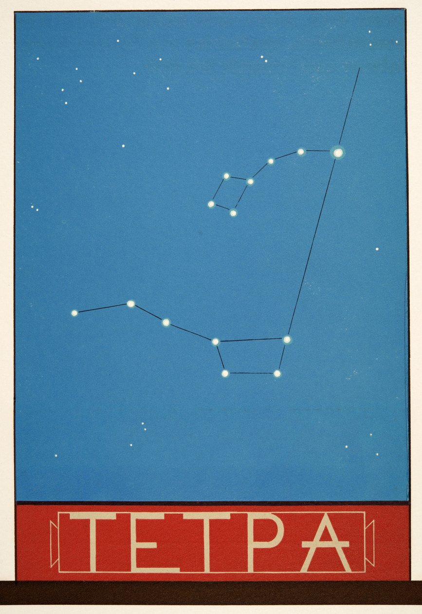 Tetpa (constellatie), uit Prométhée Enchaîné van Aeschylus, uitgegeven 1941 door Francois Louis Schmied