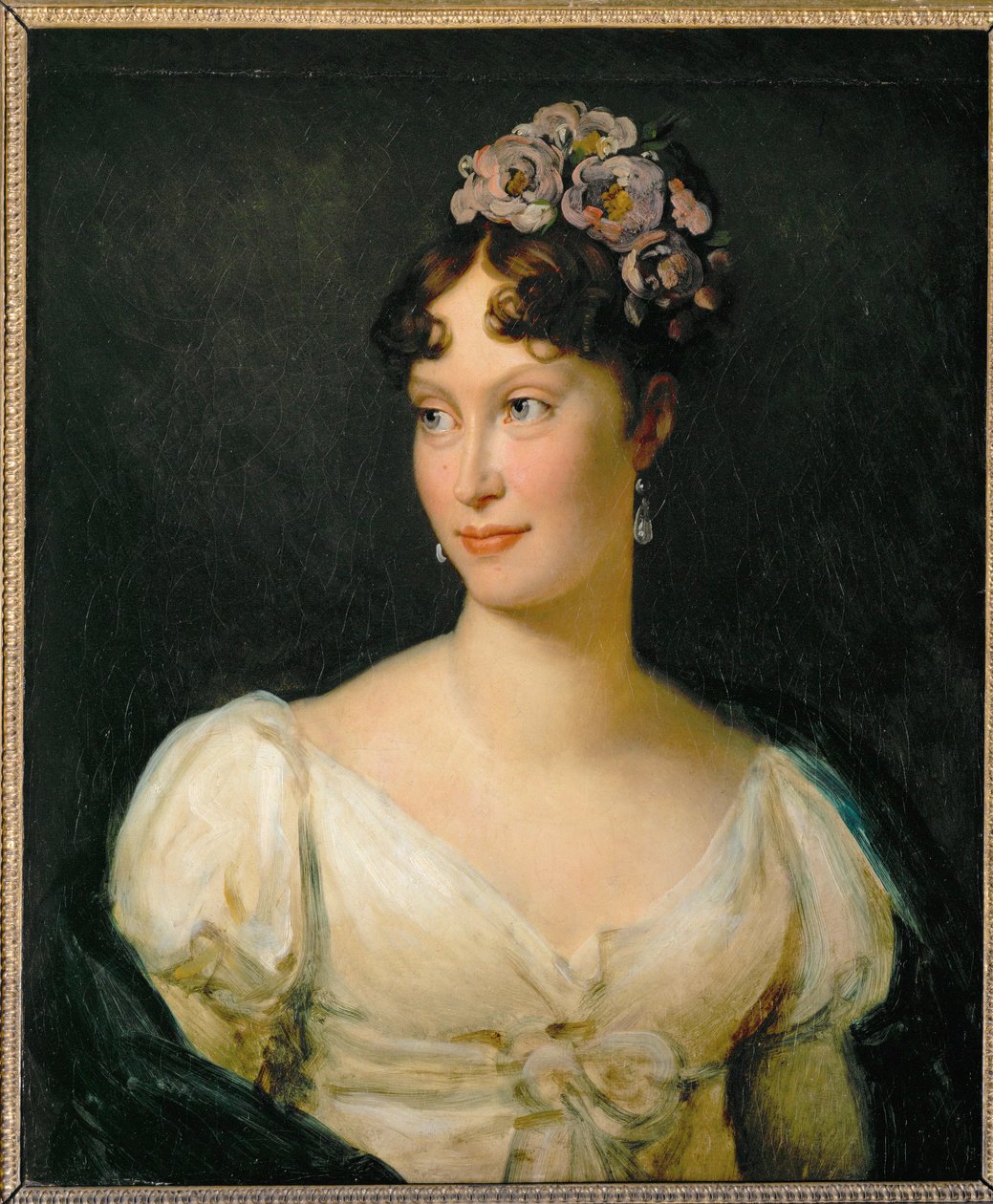 Keizerin Marie-Louise, tweede vrouw van Napoleon I, dochter van keizer Frans I van Oostenrijk ... door Francois Pascal Simon Baron Gerard