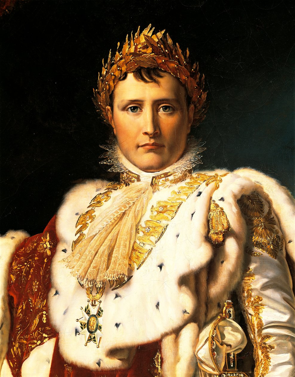 Napoleon Bonaparte in keizerlijke gewaden, door François Baron Gérard (ca. 1805) door Baron François Pascal Simon Gérard
